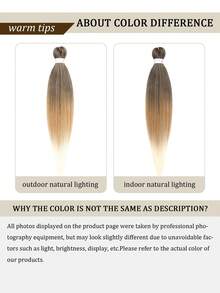 Braiding Hair Pre Stretched Professional Easy Braiding Hair For Crochet Braids Twists Locs Hair Soft Yaki Texture Hot Water Setting Synthetic Hair Extensions - Multicolor - View 8