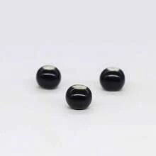 50PCS Macaron Fresh Color Ceramic Large Hole Beads, Suitable For Bracelet And Necklace Making, Perfect Gift Accessories
