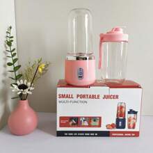 A 6/12-Blade USB Portable Juicer, Featuring An Automatic Small Electric Juicer And Drinking Cup With Power-Off Protection, Blender For Ice Cream Shakes, And Small Food Processor, Is Perfect For Both Home And Outdoor Use!