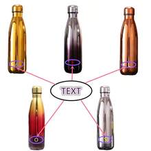 1 chiếc bình đựng nước cách nhiệt chân không mạ điện hai lớp sáng tạo, thời trang dành cho hoạt động ngoài trời, du lịch, ô tô, thể thao - nhiều màu - Xem 1