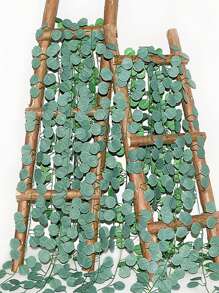 Eucalyptus Garland Artificial Greenery Garland Faux Eucalyptus Leaves Table Garland Vines For Wedding Backdrop Fireplace Arch Door Wall Room Decoration Simulate Vertical Vine, Valentine Day, Gift Gifts Birthday Graduation,Fake Plants