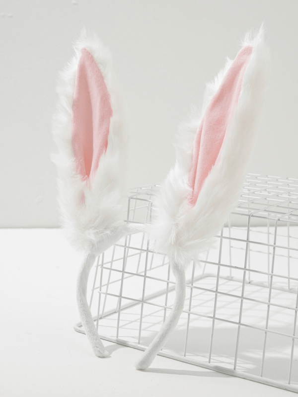 قطعة واحدة شريط رأس أذن أرنب جذاب، إكسسوار تنكري لعيد الهالوين