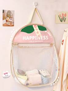 1PC 内衣袜子收纳挂袋 挂式门上透气网眼收纳袋 衣柜衣物网袋收纳神器门挂式衣橱布艺杂物收纳袋 内衣袜子收纳挂袋衣橱整理袋卧室学校宿舍必需品衣服收纳袋大学生房间整理收纳袋 - 彩色 - 查看 4