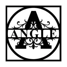 1pc Custom Metal Monogram Signs, Metal Name Signs, Initial Signs, Metal Monogram Letters, Home Decor, Metal Wall Art, Outdoor Signs, Personalized Metal Signs