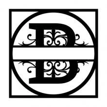 1pc Custom Metal Monogram Signs, Metal Name Signs, Initial Signs, Metal Monogram Letters, Home Decor, Metal Wall Art, Outdoor Signs, Personalized Metal Signs