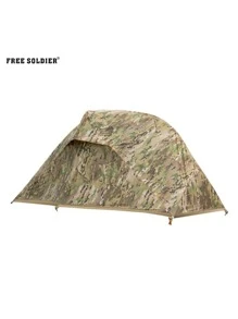 Free Soldier Outdoor Single Tent, Double-Layer Can Block Rain And Mosquitoes, Single Camping Tent, Foldable And Easy To Carry, Suitable For Outdoor Hiking, Camping, Fishing, Survival And Mountaineering Camping Tent - Nhiều màu - Xem 5