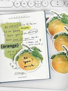 1 set de 30 feuilles de notes adhésives en forme d'extraterrestre, de la série des notes adhésives de fruits, créatives et portables. Les étudiants peuvent écrire des messages 30 fois, fournitures scolaires, rentrée scolaire
