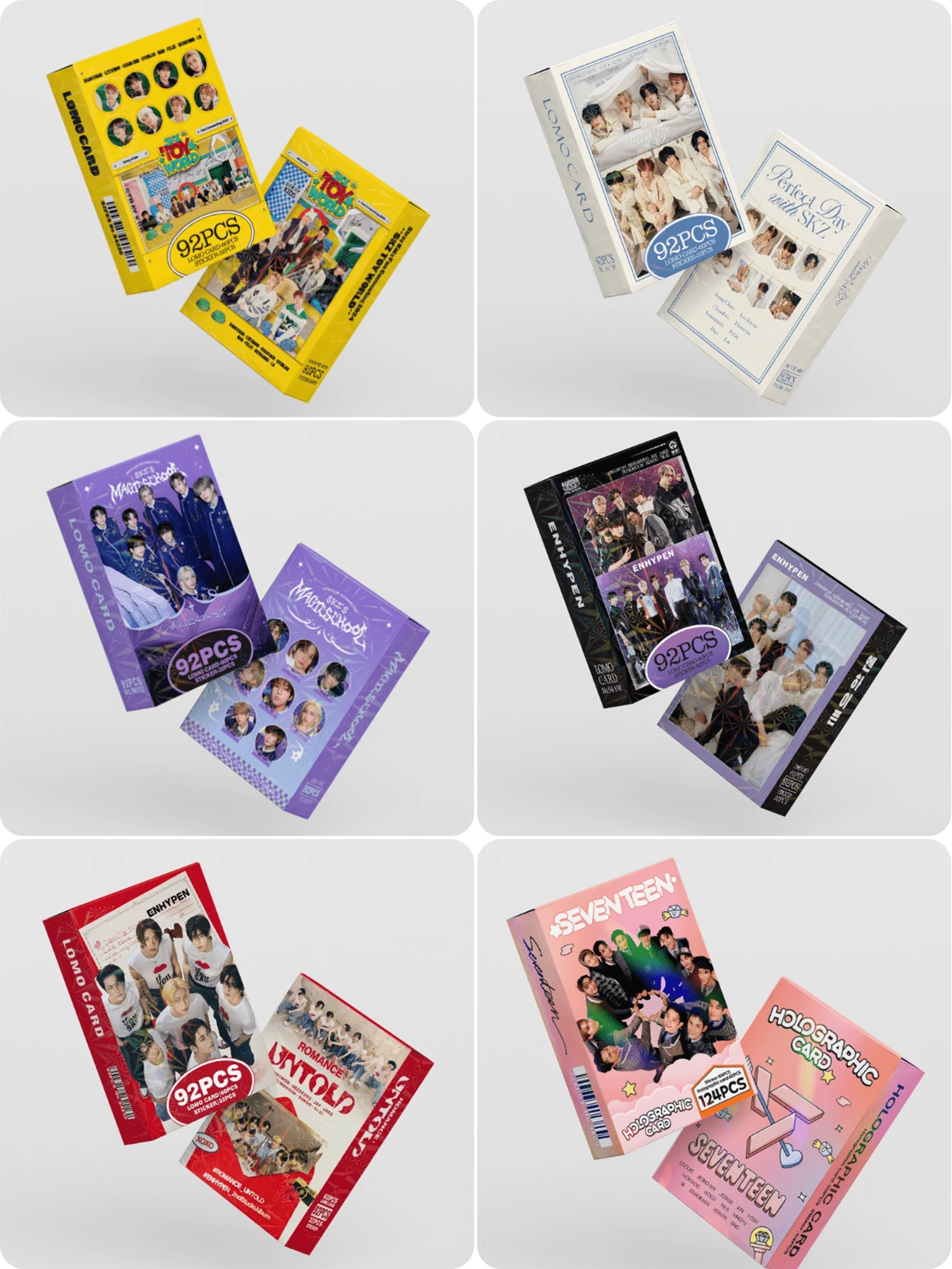 Banpresto KPOP Stray Kids/SEVENTEEN/ENHYPEN (엔하이픈) 45pcs Star Photo