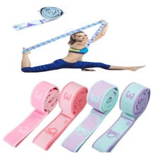 1 PC Yoga Stretch Tension Band Lengthened 12 Grid 8 Grid With Position Digital Elastic Band Teenagers Dance Special Training Resistance Band Contraction Band Chest Expander Fitness Body - Multicolor Grid Stretch Tape - View 1