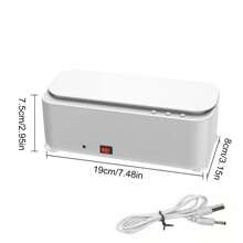 2PCS USB Ultrasonic Cleaner Wave Tank Glasses Watch Jewellery Cleaning Machine UK - White - View 6