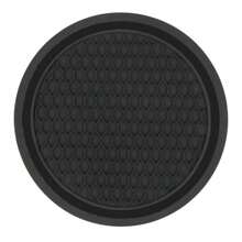 Tapete antideslizante para coche, tapete con forma de panal para vasos de agua, portavasos para coche, tapete de silicona con joyas incrustadas para portavasos de coche, accesorio para el interior del automóvil