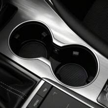 Tapete antideslizante para coche, tapete con forma de panal para vasos de agua, portavasos para coche, tapete de silicona con joyas incrustadas para portavasos de coche, accesorio para el interior del automóvil