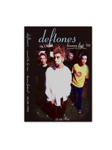 1 件复古乐队海报美学经典音乐专辑帆布画墙壁艺术图片印刷品家居装饰粉丝礼物无框架