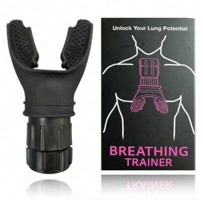 1pc Ultimate Breathing Trainer - Resistência personalizável para força respiratória aprimorada, treino de condicionamento físico profissional em casa