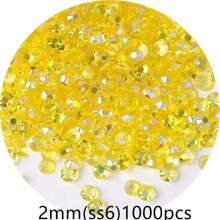 1000/500 bucăți 2mm/3mm/4mm/5mm Cristal de jeleu transparent cu spate plat, strasuri de bricolaj, strasuri de rășină în formă rotundă pentru meșteșuguri, pantofi, decor artistic, recipiente pentru machiaj, strălucire în întuneric