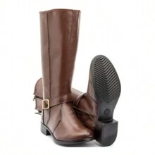 Women's High-Top Boots: Style And Comfort For All Occasions, Quality And Excellence At Your Feet. RT CALÇADOS - Rỉ Nâu - Xem 2