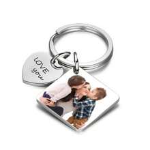 1 件个性化定制彩色印刷和激光雕刻男士日历钥匙扣、雕刻日历钥匙扣、特殊日期日历钥匙扣、情侣个性化钥匙扣、丈夫周年纪念礼物、父亲节礼物 - 雷射雕刻黑白圖片 - 查看 9