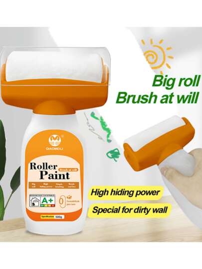 Odorless Water-Based Household Wall Paint And Touch-Up Paint, Multicolor Latex Paint 1 Pack, White (Actual May Be Slightly Different From The Picture, New And Old Models Are Sent Randomly) Home / Tools & Home Improvement / Painting Supplies & Wall Treatment / Painting / Paint,New And Old Models Are Sent Randomly