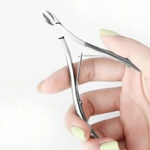 1pc Stainless Steel Silver Nail Clippers For Thick Nail & Ingrown Toenails, Toenail Clippers For Men