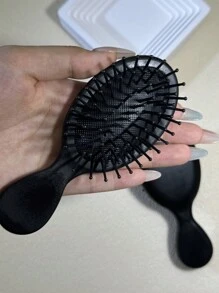 1/2 Lược nhựa cầm tay cho tóc dài, lược mini có chức năng massage và tay cầm kết cấu mờ để duỗi tóc - Nhiều màu - Xem 1