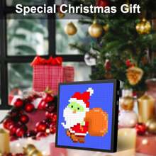 Smart LED Pixel Display 32x32 RGB LED Matrix Panel Programmable Pixel Art Display With Bluetooth APP Control, Creative Animations Pixel Frames LED Wall Art For Boys Girls Adults Birthday Gifts - Multicolor - View 8