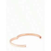 Kate Spade Spade | Ring It Up Pave Bangle - clear/rose gold - View 3