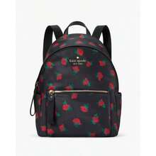 Mochila mediana Toss Ped Chelsea Rose de Kate Spade - Negro Multi - Ver 1