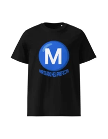 T-Shirt Thank You My Mayor SP 100% Cotton - màu đen - Xem 4