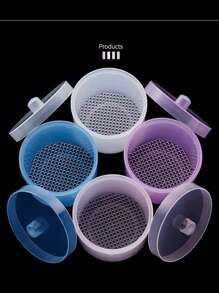 Mũi khoan nghệ thuật làm móng Đầu mài Máy khử trùng Hộp khử trùng Hộp vệ sinh dụng cụ làm móng Hộp đựng đồ làm móng Phụ kiện kẹp cắt móng - Nhiều màu - Xem 2