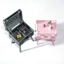 1pc Mô hình hộp đựng mỹ phẩm trang trí nhà thu nhỏ phòng ngủ cảnh trang trí quà tặng tốt nhất - Nhiều màu - Xem 2