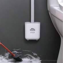 Kit2 Toilet Brush Cleaning Toilet Bowl With Base For Bathroom - Random Color - Nhiều màu - Xem 6