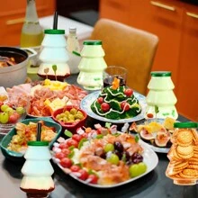 6/12 lọ đựng kẹo hình cây thông Noel có nắp đậy, hộp đựng kẹo trong suốt, chai đựng đồ uống rỗng trong suốt đựng thạch sữa chua, đồ dùng cho tiệc, đồ trang trí Giáng sinh, đồ trang trí Giáng sinh, quà tặng Giáng sinh, đồ dùng cho tiệc Giáng sinh, túi đựng quà Giáng sinh, túi đựng Giáng sinh, nhãn dán Giáng sinh - Trong sáng - Xem 4