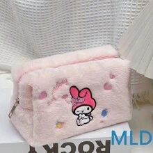 Borsa porta oggetti alla moda di Sanrio Cinnamoroll, Grande borsa porta oggetti a cartone animato di My Melody, Borsa portaoggetti in peluche carina di Kuromi, Astuccio multifunzione colorato di Cinnamoroll, Regalo di festa creativo di Pochacco