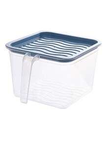 1pc Airtight Cereal, Grains And Flour Storage Container, Large Capacity Plastic Sealed Food Storage Bin For Kitchen, Pantry And Countertop,Kitchen Storage,Kitchen Organizer,Kitchen Organiser,Storage Items,Kitchen,Storage,Organizer,Organiser,Organization,Organizers,Drawer Organizer,Travel,Kitchen Items,Kitchen Utensils,Kitchen Tools,Kitchen Things. - Multicolor - View 13