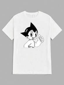 Anime  T-Shirt 100% Cotton - Fast Shipping Plus Size - 白色 - 查看 1