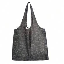 1pc Large Capacity Canvas Tote Bag For Work And Outing Commuting Solid Color Shoulder Bag, Women's Casual Handbag For Commute - Multicolor - View 22