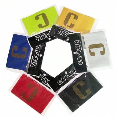 1PC Youth Captain Armband,Soccer Captain Armband, Elastic Protective Arm Badge For Youth Adult Team Training.
