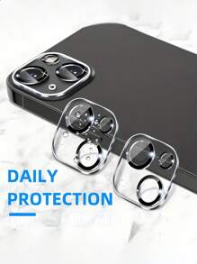 3PCS Camera Lens Protectors Camera Protective Film, 3D Clear Camera Night Vision Lens Protector, No Exposure For Night Shooting, Flash Night Shooting Circle, Screen Protector, Compatible With Iphone 15Pro Max/15/15Plus/15Pro, IPhone14/14Plus/14Pro/14Pro Max,IPhone13/13Mini/13Pro/13Pro Max,IPhone12/12Mini/12Pro/12Pro Max,IPhone11/11Pro/11Pro Max
