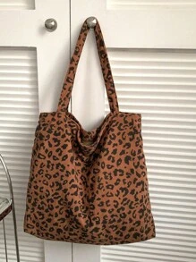 Solid Color High-End Capacity Commuter Tote Bag