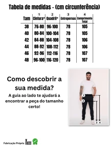BNB Calça Alfaiataria Masculina Esporte fino - Azul - Visão 7
