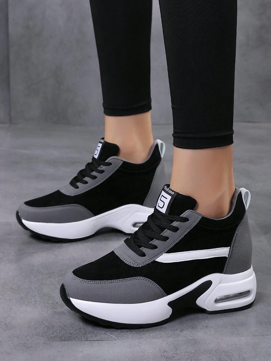 Women's Sports And Leisure Shoes, With Breathable And Comfortable Mesh, Lightweight And Non Slip, Fashionable And Internally Raised Women's Shoes