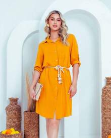 CHEMISE VESTIDO DE VISCOSE DAISY