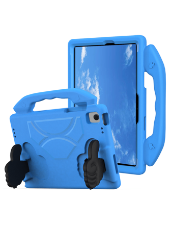 1PC Blue Thumb Grip Holder, High Quality EVA Material, Anti-Shock Anti-Fall Applicable For Multiple Brand Tablets Protective Case