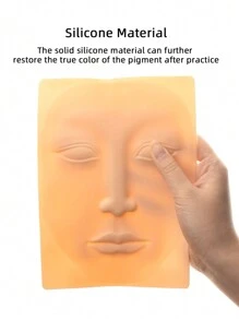 1 Set Disposable Tattoo Ink Cups With Lids (30pcs), 1 Manual Tattoo Pen, 1 Tattoo Practice Skin, Permanent Makeup Eyebrow Lip Tools And Accessories - Multicolor - View 3