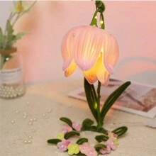超值装 212 件扭杆铃兰花灯笼装饰 DIY 手工套装，管道清洁花套装，包括 70 种花色、50 种橄榄绿、30 种黄色、30 种装饰色、升级绒毛雪尼尔茎、10 根花茎、1 个花园胶带（附 1 个分步视频），手工制作的装饰品，非常适合家居装饰、节日礼物 - 彩色 - 查看 12
