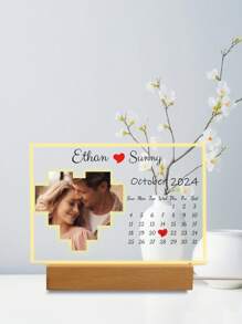 1 đèn hình chữ nhật bằng Acrylic 3D, chọn ngày kỷ niệm tình yêu, đèn ngủ phát sáng, ảnh tùy chỉnh ấm áp, đèn gia đình, đèn 3D có văn bản tùy chỉnh, quà tặng ý nghĩa, quà tặng kỷ niệm, văn bản tùy chỉnh, quà tặng đặc biệt, lựa chọn thiết kế in Acrylic, đèn thiết kế 3D, trang trí bàn hội nghị thú vị, đèn ngủ phòng ngủ, trang trí ngày lễ, đèn tạo không khí tiệc tùng, đèn bàn ăn nhỏ, nhà bếp, quà tặng bất ngờ. - Màu vàng - Xem 4