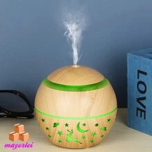 Humidificador atomizador con USB, difusor de aceite aromático, humidificador de aire silencioso con lámpara de noche para coche, dormitorio, rociador de niebla fría, 220ml - Multicolor - Ver 9