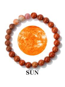 Solar System Planets Charm Bracelet With Natural Stones, For Men - Planet - View 21