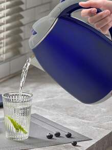 1 Piece 2L Double Wall Stainless Steel Electric Kettle Fast Boiling Water Heater, Heat Resistant