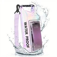 Geantă crossbody impermeabilă nouă de 67,63 oz cu buzunar pentru telefon - Colorată, PVC pentru agrement în aer liber și înot. 1 geantă de depozitare portabilă impermeabilă de 67,63 oz, husă pentru telefon mobil - Accesorii pentru navigație și caiac - Articole esențiale pentru camping, înot, plajă, pescuit, rafting, călătorii. Geantă impermeabilă portabilă pentru exterior, geantă impermeabilă pliabilă pentru telefon mobil cu ecran tactil de 67,63 oz, articole esențiale pentru înot, pescuit, rafting, călătorii. Geantă uscată marină impermeabilă IPX6, 67,63 oz - Geantă de depozitare pentru telefon mobil - Accesorii pentru navigație și caiac - Articole esențiale pentru camping, înot, plajă, pescuit, rafting, călătorii. Geantă impermeabilă portabilă pentru exterior, geantă impermeabilă pliabilă pentru telefon mobil cu ecran tactil de 67,63 oz, articole esențiale pentru înot, pescuit, rafting, portofel de călătorie pentru vacanța de vară, vacanță, piscină.